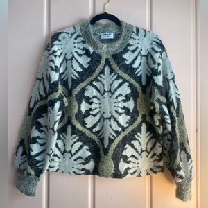 Anthropology Sam & Lavi Women's Sweater in Black and Gray